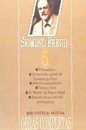 FREUD:OBRAS COMPLETAS.TOMO V | 9788470302336 | FREUD