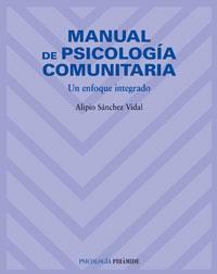 MANUAL DE PSICOLOGIA COMUNITARIA | 9788436820997 | SANCHEZ VIDAL, ALIPIO