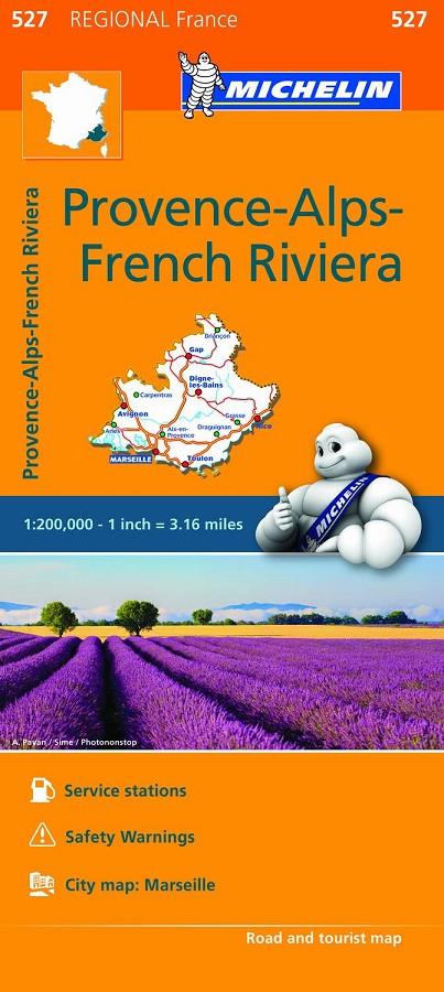 MAPA REGIONAL PROVENCE-ALPS-FRENCH RIVIERA | 9782067209435 | VARIOS AUTORES