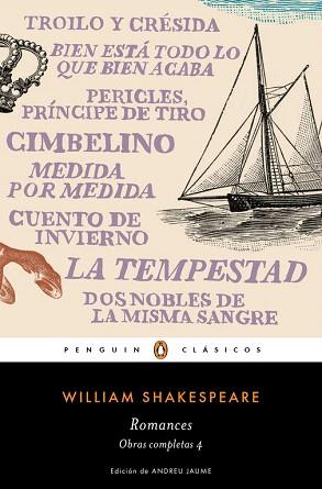 ROMANCES (OBRA COMPLETA SHAKESPEARE 4) | 9788491051374 | SHAKESPEARE,WILLIAM