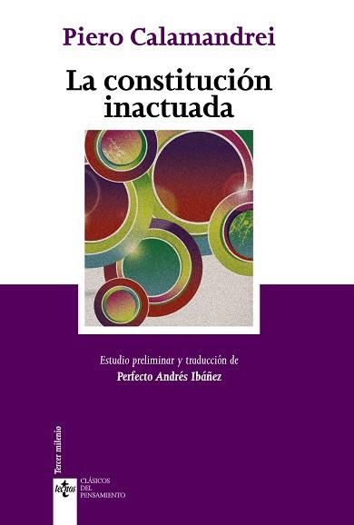 CONSTITUCIÓN INACTUADA | 9788430957347 | CALAMANDREI, PIERO