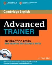 ADVANCED TRAINER PRACTICE TESTS WITH ANSWERS AND AUDIO CD | 9780521187008 | CAMBRIDGE ESOL