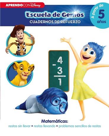 DISNEY RESTAS Y RESTAS LLEVANDO (ESCUELA DE GENIOS - MATEMÁTICAS) | 9788416548330 | DISNEY