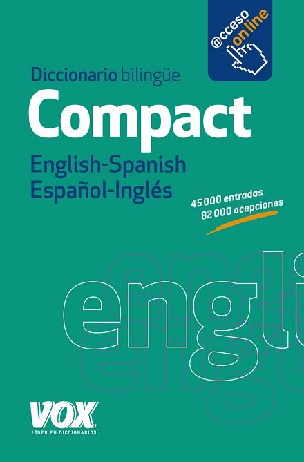 DICCIONARIO COMPACT ENGLISH-SPANISH / ESPAÑOL-INGLÉS | 9788499740430 | -