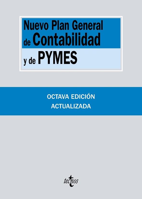 NUEVO PLAN GENERAL DE CONTABILIDAD Y DE PYMES | 9788430966790 | EDITORIAL TECNOS