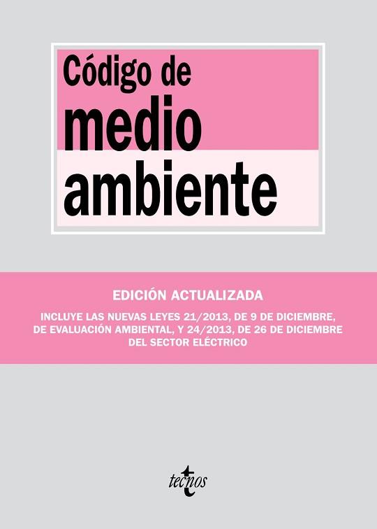 CÓDIGO DE MEDIO AMBIENTE | 9788430959181 | EDITORIAL TECNOS