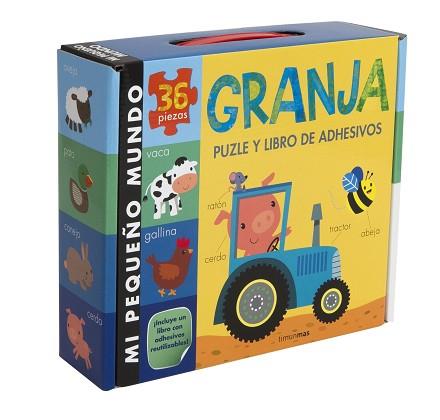 GRANJA. PUZLE Y LIBRO DE ADHESIVOS | 9788408134947 | LITTLE TIGER PRESS