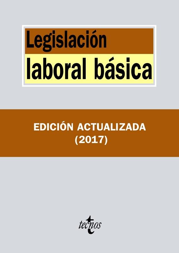 LEGISLACIÓN LABORAL BÁSICA | 9788430972548 | EDITORIAL TECNOS