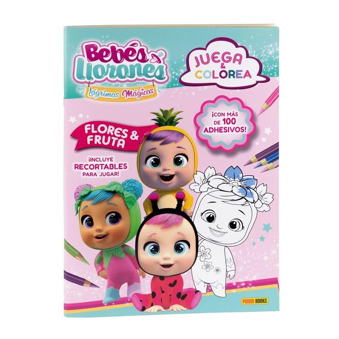 ¡JUEGA Y COLOREA CON LOS BEBÉS! FLORES & FRUTAS | 9788410511743 | IMC TOYS