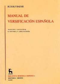 MANUAL DE VERSIFICACION ESPA¥OLA | 9788424911751 | BAEHR, RUDOLF