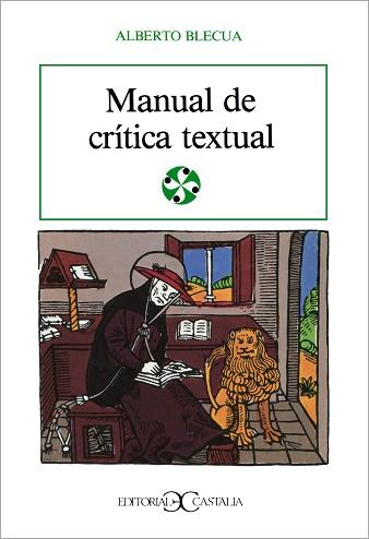 MANUAL DE CRITICA TEXTUAL | 9788470394133 | BLECUA PERDICES, ALBERTO