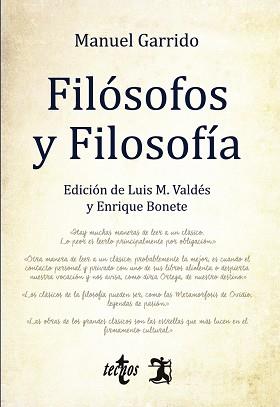 FILÓSOFOS Y FILOSOFÍA | 9788430971114 | GARRIDO, MANUEL