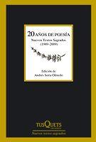 20 AÑOS DE POESIA 1989-2009 M-256 | 9788483831328 | AA.VV.