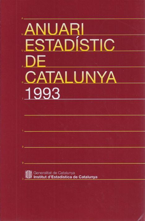 ANUARI ESTADISTICA DE CATALUNYA 1993 | 9788439331063