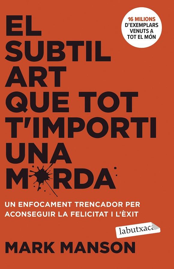 EL SUBTIL ART QUE TOT T'IMPORTI UNA MERDA | 9788419971616 | MANSON, MARK