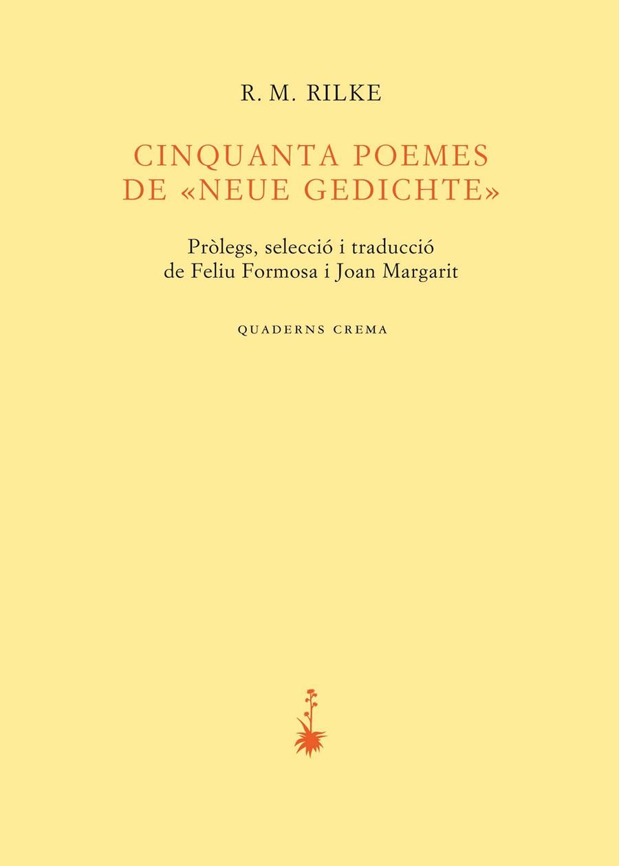 CINQUANTA POEMES DE NEUE GEDICHTE P-60 | 9788477275046 | RILKE, R.M.