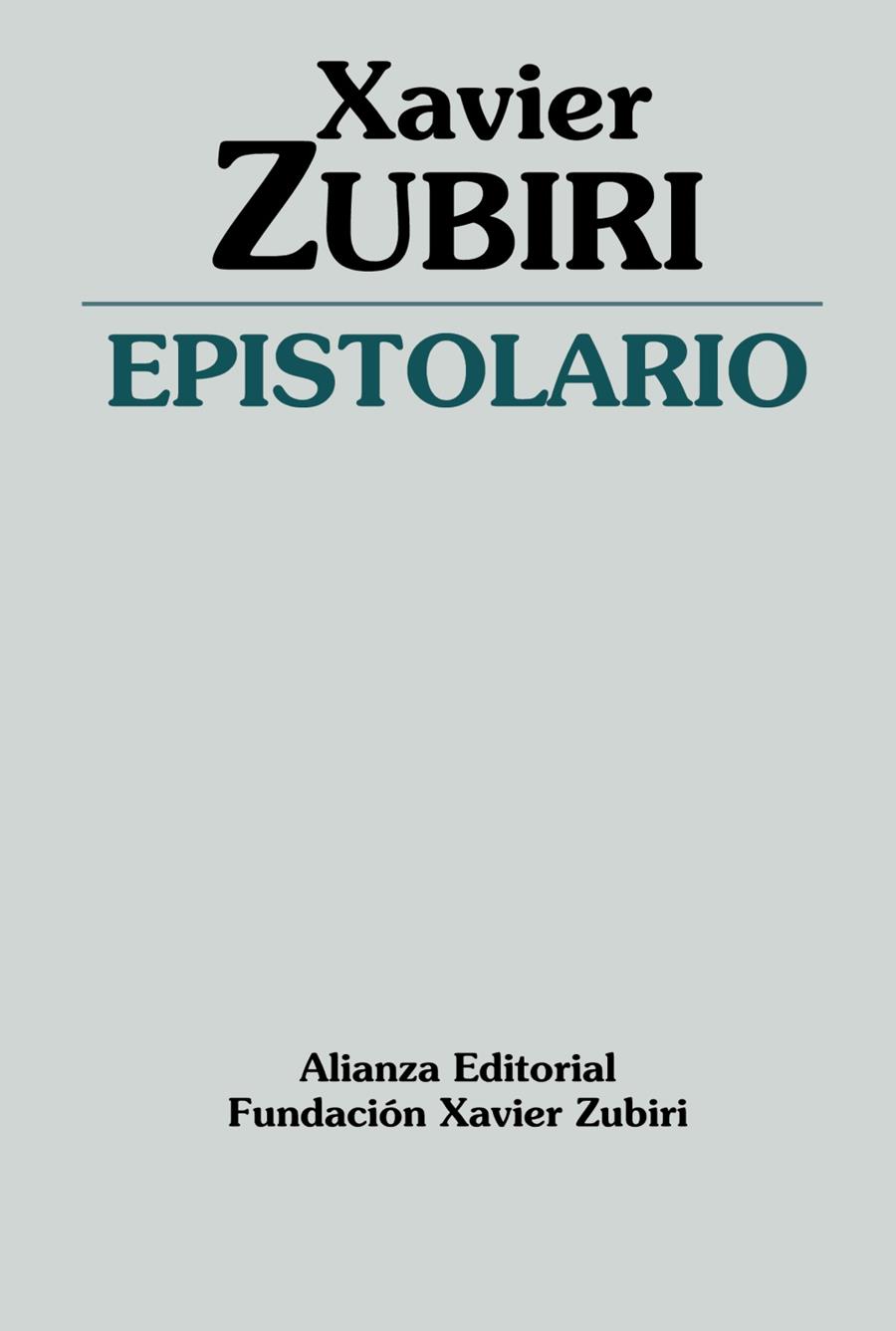 EPISTOLARIO | 9788411488068 | ZUBIRI, XAVIER