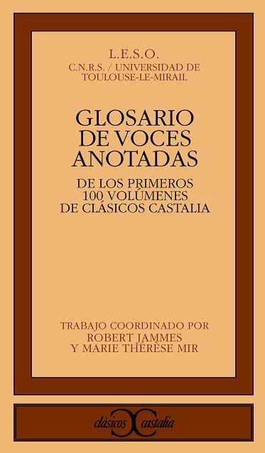 GLOSARIO DE VOCES ANOTADAS | 9788470396663 | VARIOS AUTORES