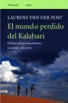 MUNDO PERDIDO KALAHARI | 9788483075661 | VAN DER POST, LAURENS