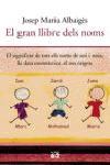 GRAN LLIBRE DELS NOMS | 9788429755176 | ALBAIGÈS, JOSEP M.