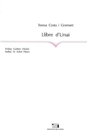 LLIBRE D'UNAI | 9788479352332 | COSTA I GRAMUNT,TERESA