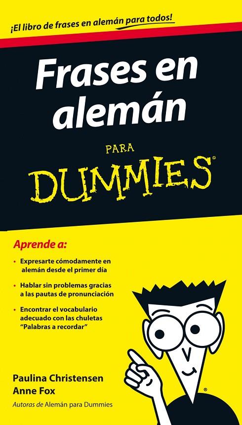 FRASES DE ALEMAN PARA DUMMIES | 9788432901232 | ANNE FOX