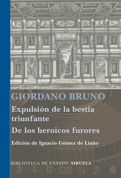 EXPULSIÓN DE LA BESTIA TRIUNFANTE ; LOS HEROICOS FURORES | 9788498414448 | BRUNO, GIORDANO