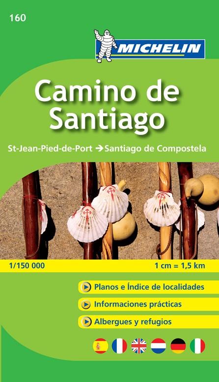 MAPA-GUÍA CAMINO DE SANTIAGO | 9782067148055 | VARIOS AUTORES