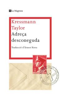 ADREÇA DESCONEGUDA | 9788482649580 | KRESSMANN, TAYLOR