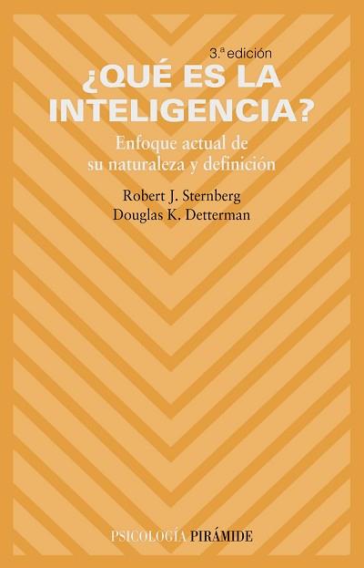¿QUE ES LA INTELIGENCIA? | 9788436818314 | STERNBERG, ROBERT J.  Y OTROS