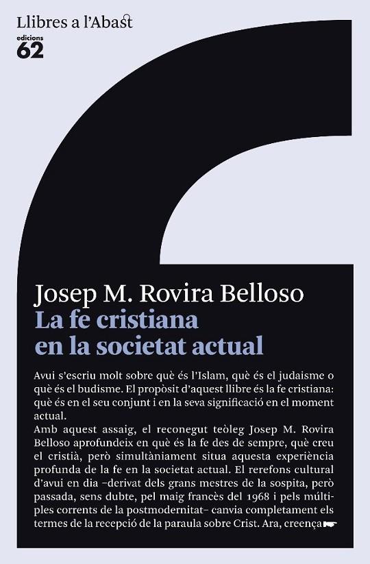 FE CRISTIANA EN LA SOCIETAT ACTUAL | 9788429763232 | ROVIRA BELLOSO, JOSEP M.