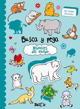 BUSCA Y PEGA ANIMALES DEL MUNDO | 9789037496840