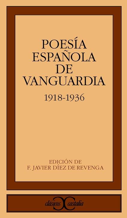 POESIA ESPA¥OLA DE VANGUARDIA (1918-1936) | 9788470397202 | LARREA, JUAN/DIEGO, GERARDO/VARIOS AUTORES