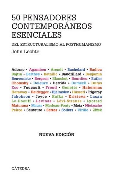 CINCUENTA PENSADORES CONTEMPORÁNEOS ESENCIALES | 9788437626970 | LECHTE, JOHN