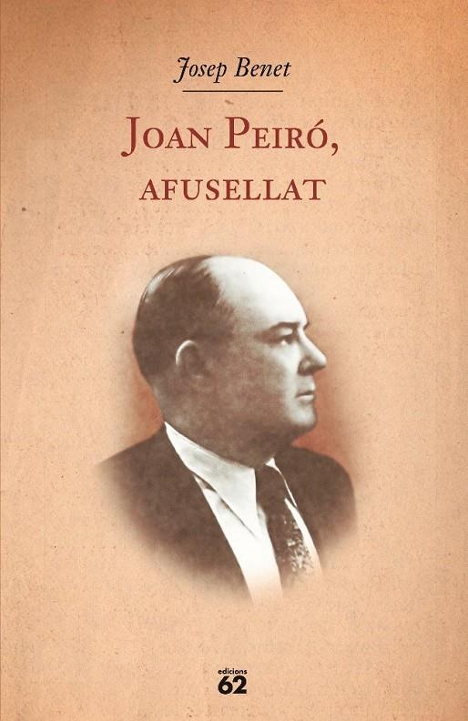 JOAN PEIRO, AFUSELLAT | 9788429761504 | BENET, JOAN