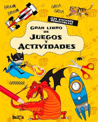 GRAN LIBRO DE JUEGOS Y ACTIVIDADES - AMARILLO | 9789037496987 | BALLON