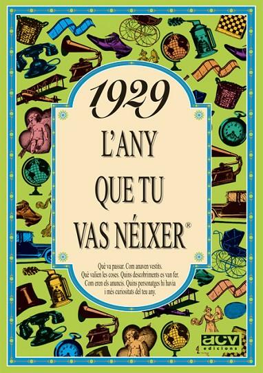 1929 L'ANY QUE TU VAS NÉIXER | 9788488907141 | COLLADO BASCOMPTE, ROSA