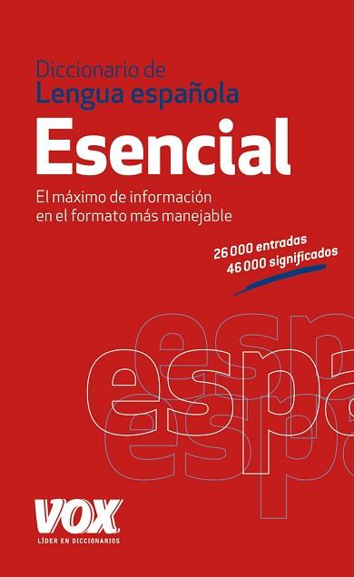 DICCIONARIO ESENCIAL DE LA LENGUA ESPAÑOLA | 9788499740331 | -