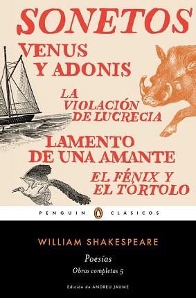 POESÍAS (OBRA COMPLETA SHAKESPEARE 5) | 9788491051381 | SHAKESPEARE,WILLIAM