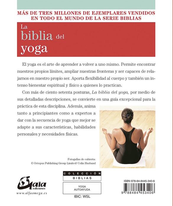 LA BIBLIA DEL YOGA | 9788484453406 | BROWN, CHRISTINA