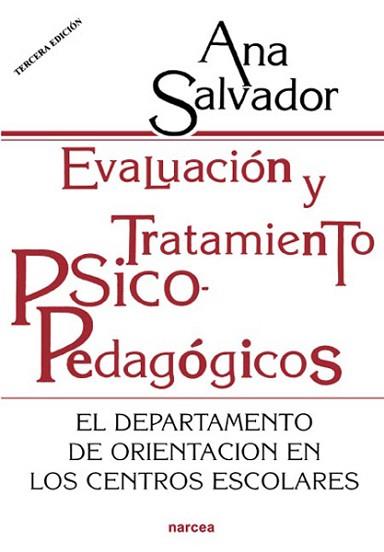 EVALUACION Y TRATAMIENTO PSICOPEDAGOGICOS | 9788427710375 | SALVADOR ALCAIDE, ANA