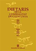 DIETARIS DE LA GENERALITAT DE CATALUNYA, VOLUM 3 | 9788439339656 | GENERALITAT DE CATALUNYA