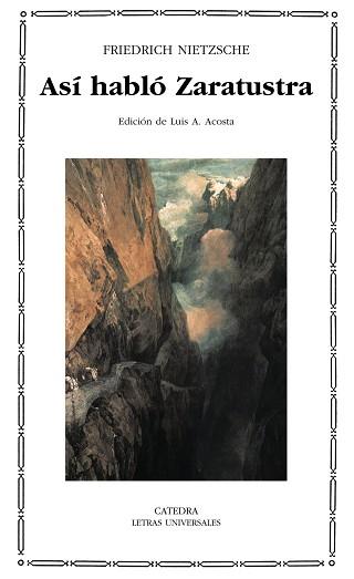 ASI HABLO ZARATUSTRA | 9788437625027 | NIETZSCHE, FRIEDRICH