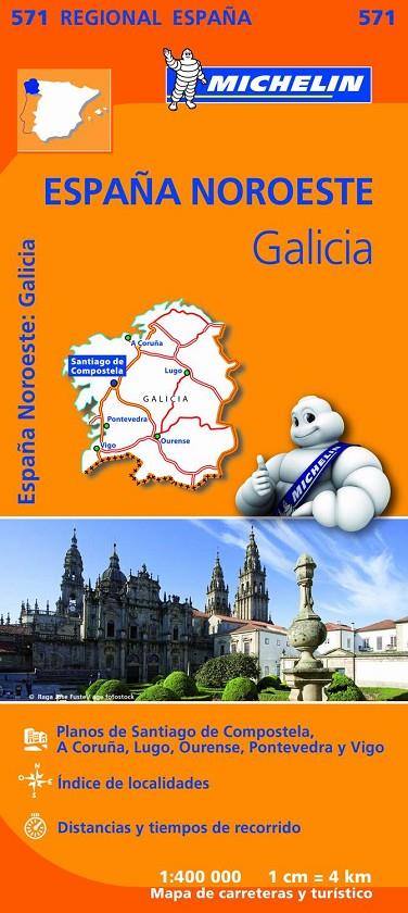 MAPA REGIONAL GALICIA | 9782067184107 | VARIOS AUTORES