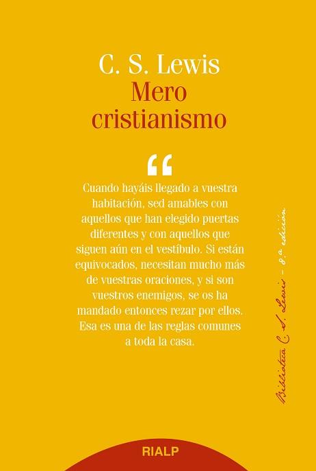 MERO CRISTIANISMO | 9788432147579 | LEWIS , CLIVE STAPLES