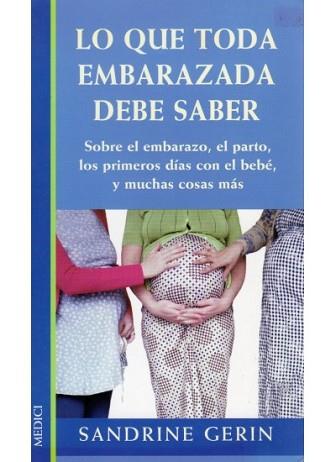 LO QUE TODA EMBARAZADA DEBE SABER | 9788486193911 | GERIN, SANDRINE