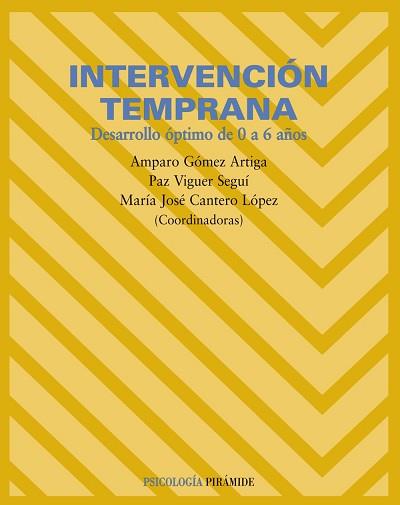 INTERVENCION TEMPRANA | 9788436818062 | GOMEZ ARTIGA, AMPARO Y OTROS