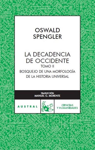 DECADENCIA EN OCCIDENTE II | 9788467023466 | SPENGLER, OSWALD