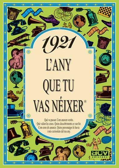 1921 L'ANY QUE TU VAS NÉIXER | 9788488907066 | COLLADO BASCOMPTE, ROSA