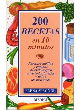 DOSCIENTAS RECETAS EN 10 MINUTOS | 9788486193553 | SPAGNOL, ELENA